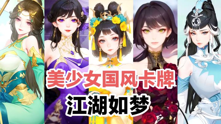 周年庆典🎁SSR自选+1024抽‼️美女侠客各有千秋💕轻松养成卡牌冒险截图