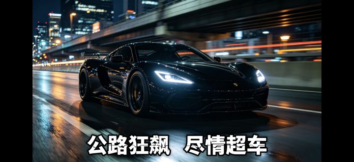 开上心爱的跑车在公路不断超车冲刺!截图