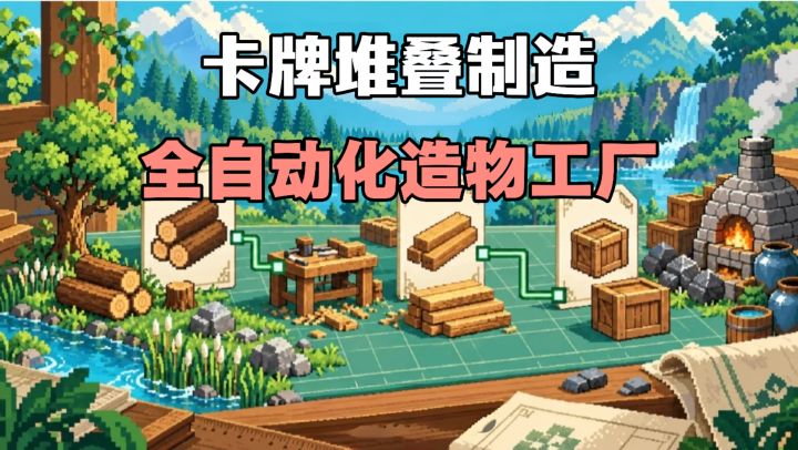 一双手,一颗树,一个石开始收集❗研究原始材料,打造造物工厂!截图