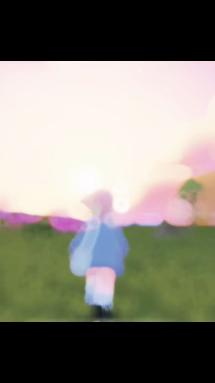 超美的风景配上我的背影截图