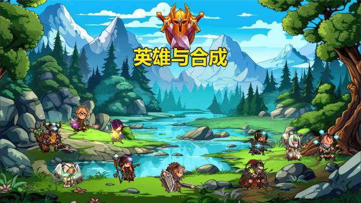 努力合成英雄，解锁更强的力量！截图