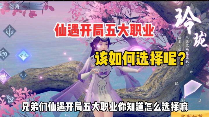 仙遇开局五大职业该如何选择呢?截图