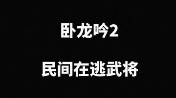 卧龙吟2“民间在逃武将”——玩家投稿