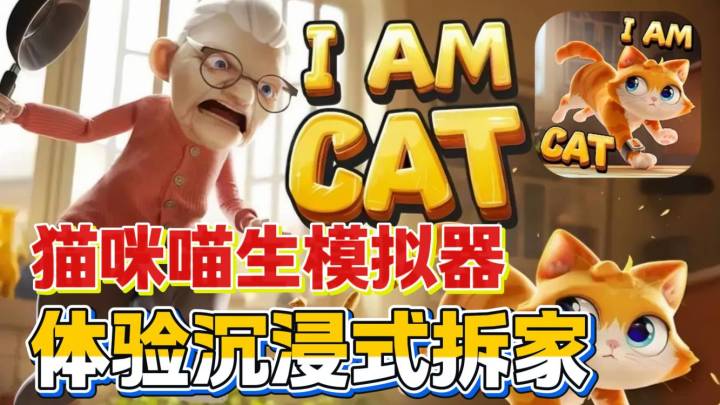 猫咪模拟器🐱画风精致+自由探索!来当一只快乐的小猫咪吧~截图