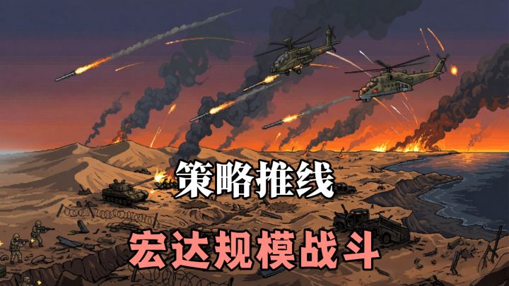 轻松点击，打造出飞机、坦克，洲际导弹并存的宏达规模战斗❗❗❗截图
