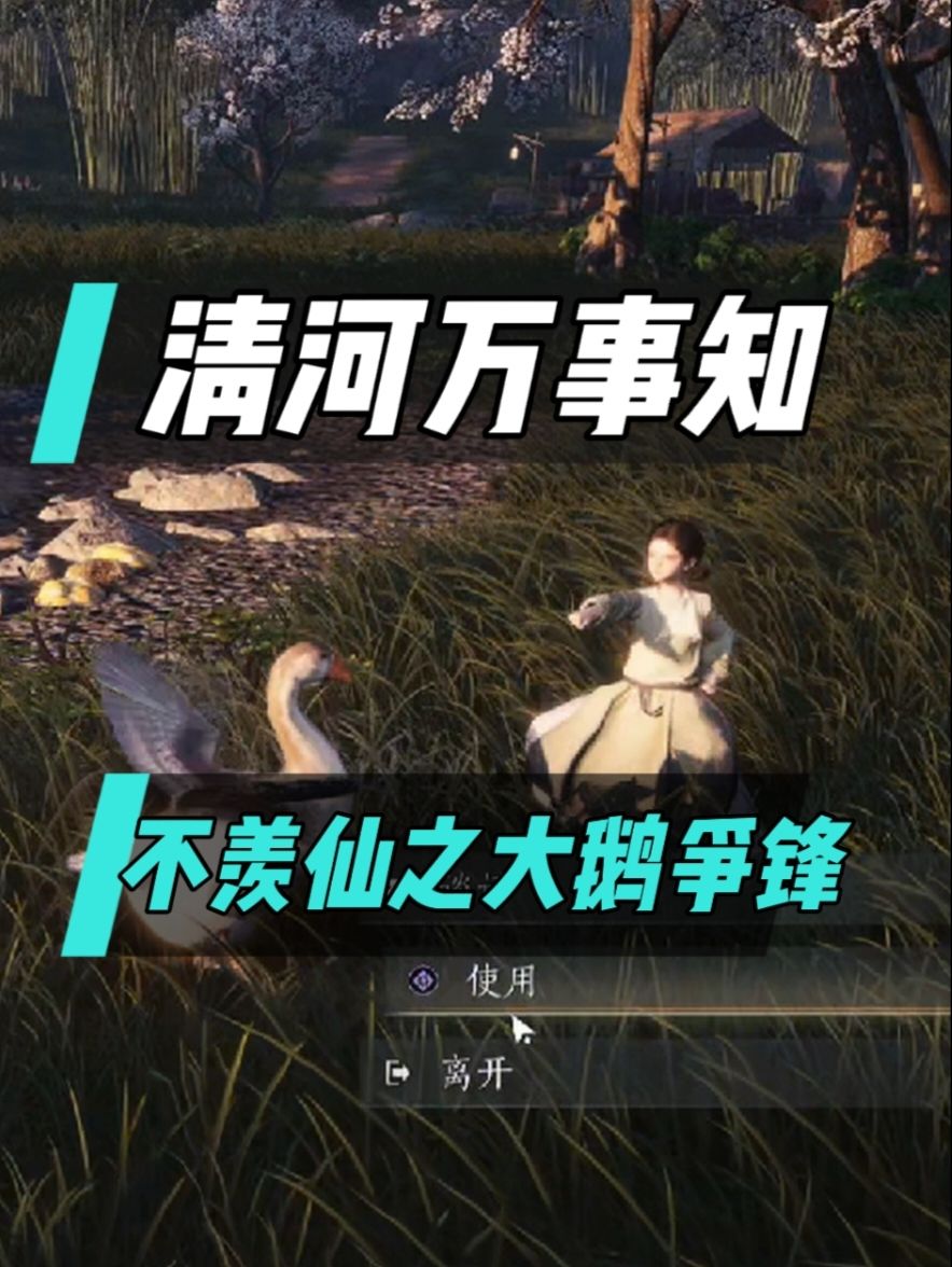 清河万事知：不羡仙之大鹅争锋流程攻略截图