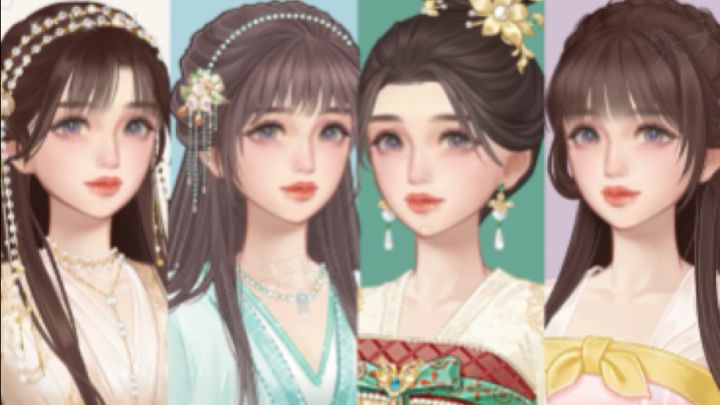中国传统色丨4套小兰花浅春系穿搭截图