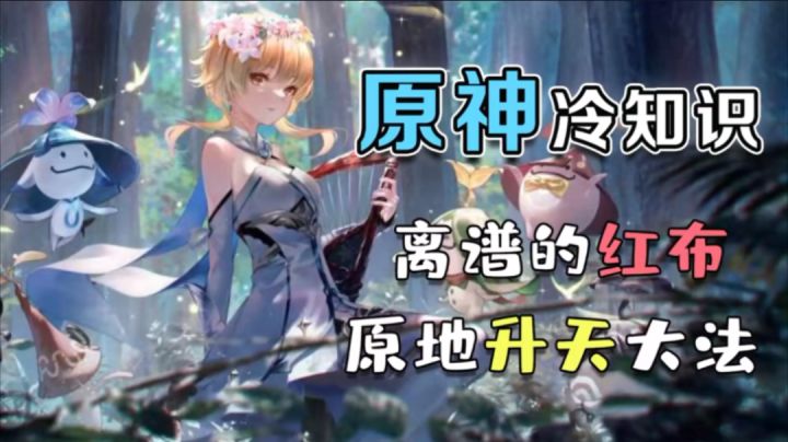 【原神】原始冷知识,离谱的红布,原地升天大法截图