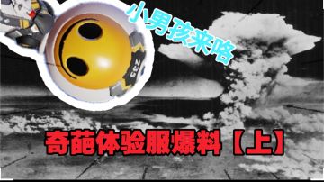 末日降临！先吃我一发核弹吧！奇葩体验服爆料【上】