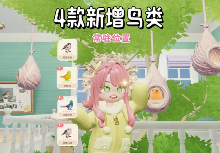 4款新增的鸟类常驻位置来啦截图