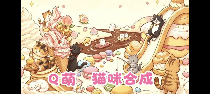 Q萌可爱的猫咪合成游戏❗打发时间的好去处❗截图