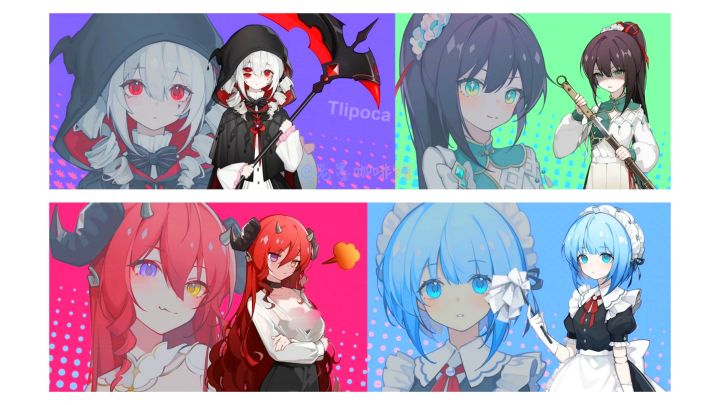 【模拟经营➕恋爱💕】白毛死神、美艳龙娘🤤💕呆萌女仆‼️这款游戏太赞截图