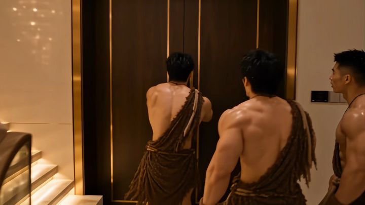 🎬 试看片段（完整30秒）｜原始人帅哥第一次住进别墅！截图