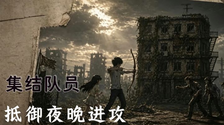 白天集合队员,夜晚守卫基地!一定要坚持下来!截图