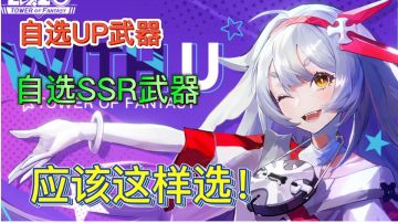 萌新怎么选择UP和SSR武器，最具性价比的选择！不会踩坑