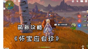 【原神萌新攻略】隐藏任务《怀宝应自珍》，宝藏的位置