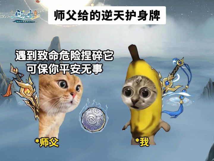 师傅给的逆天护身牌截图