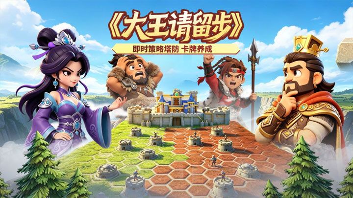 大王请留步:不动手也能打三国?兵自己冲阵,轻松翻格子截图