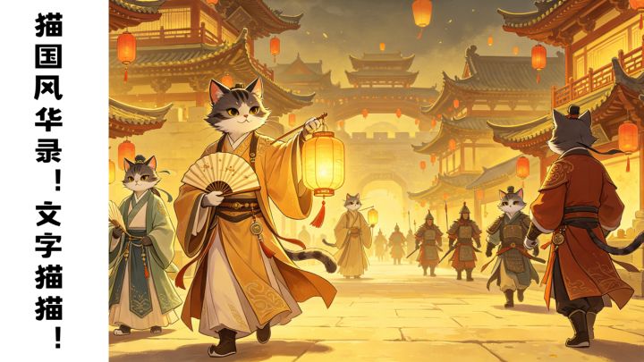 猫国风华!文字猫猫!截图