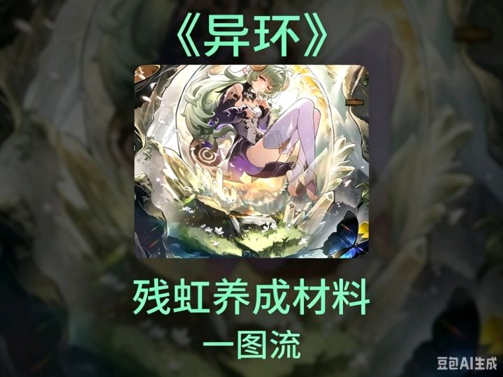 残虹养成材料一图流+刷取优先级,记不住的建议截图截图