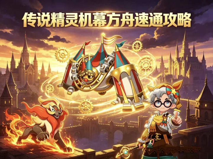 洛克王国世界|机幕方舟保姆级攻略,零练度精灵也可以轻松通过!截图