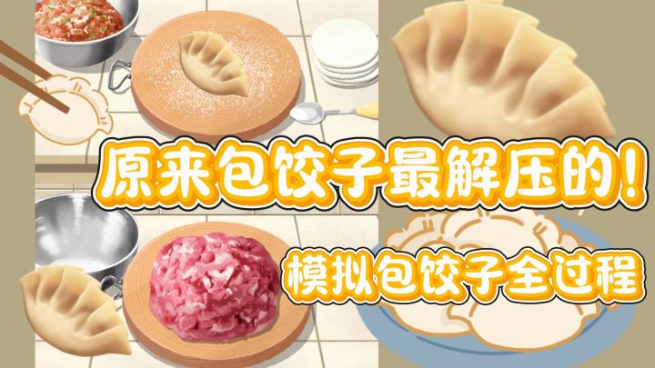 包饺子才是最解压的!做饭模拟器 体验亲手包饺子的快乐~截图