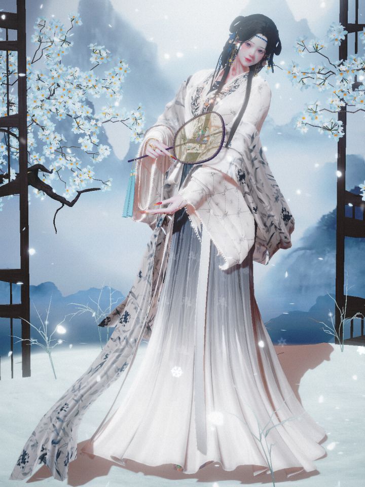 安利一下这个为数不多的古风雪景截图