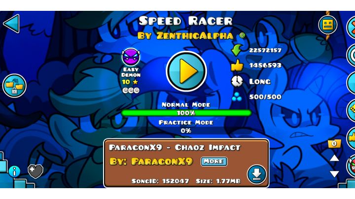 几何冲刺 SPEED RACER (DEMON)截图