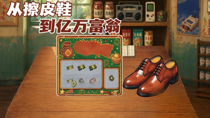先刷盘子擦皮鞋,攒够本钱再刮卡!截图