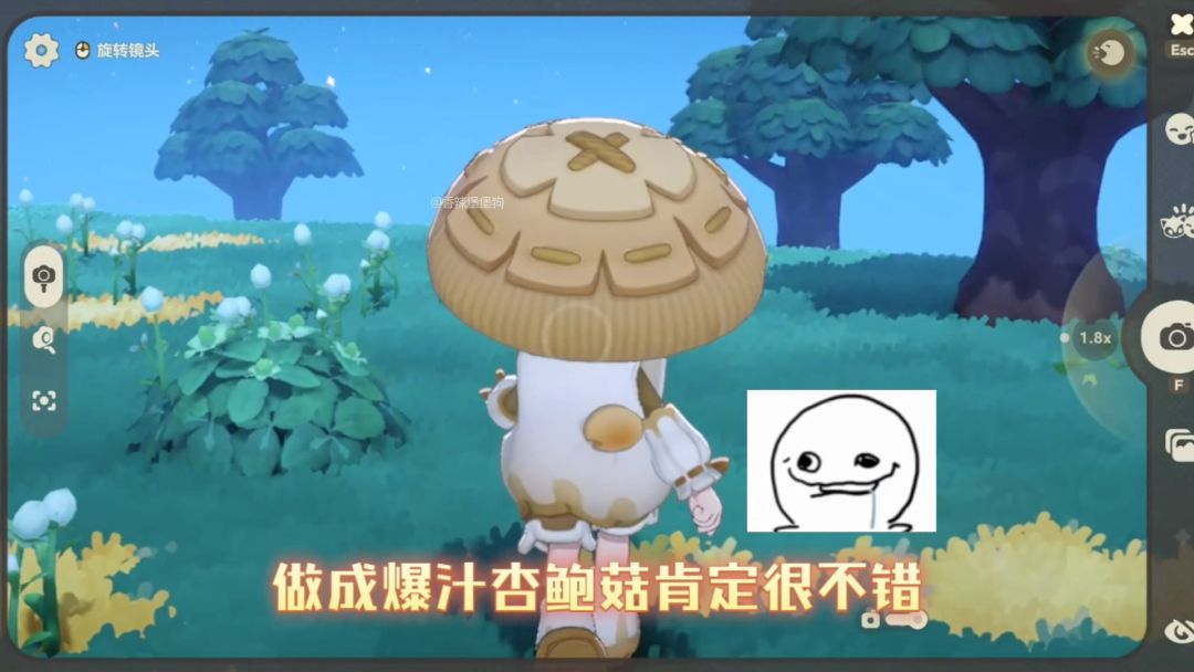 以防你不知道这个杏鲍菇有肥美~截图