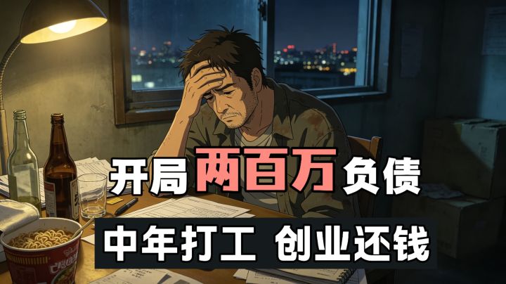 开局七笔负债，总共两百万❓❗ 38岁中年大叔能还的完吗？截图