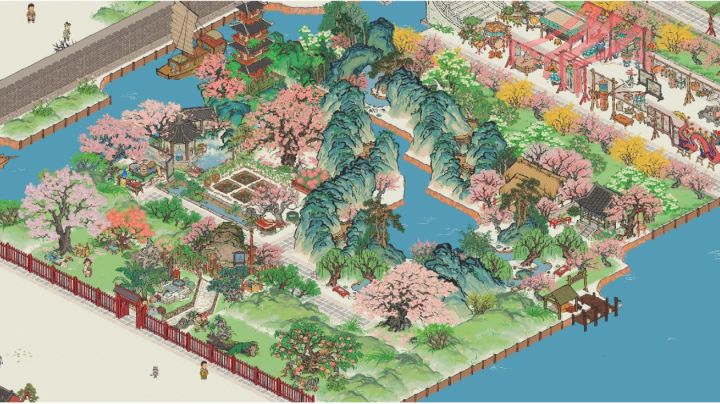 昨天刚布局一角,今天扬州就有花瓣雨诶截图