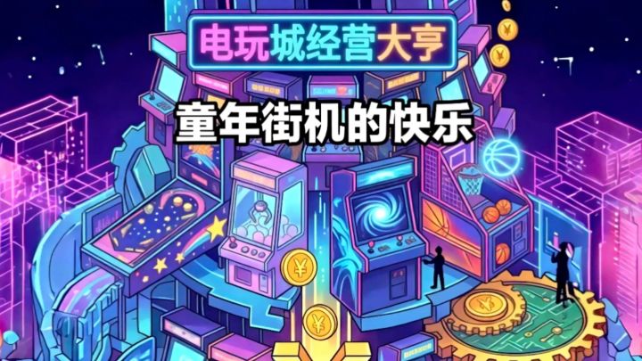 开一家电玩城是我从小的梦想,没想到在游戏中实现了!截图