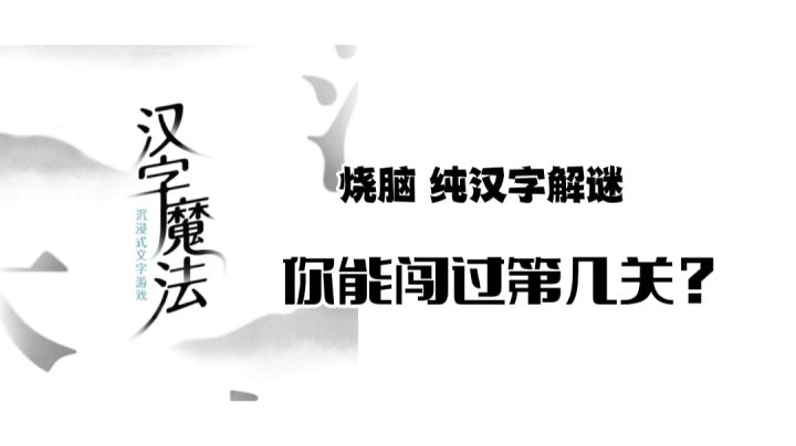 汉字博大精深，你能闯过第几关？截图