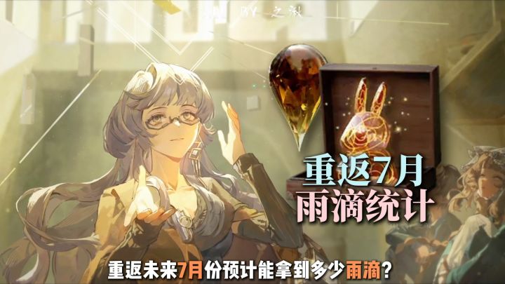原子之心联动将至,重返7月雨滴统计截图