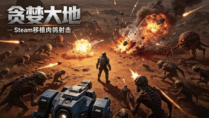 机甲割草爽游!贪婪大地横扫外星无尽虫潮截图