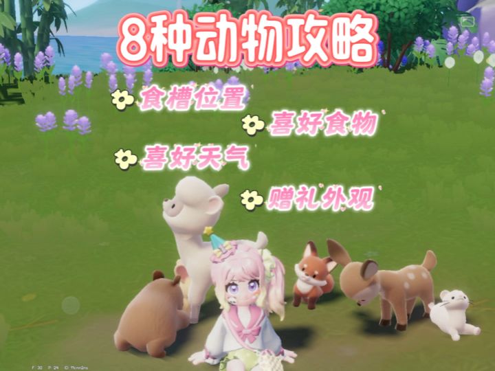 8种动物最全攻略 记得收藏截图