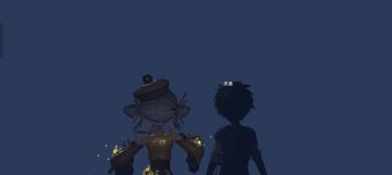 和一起玩的工友一起拍吧