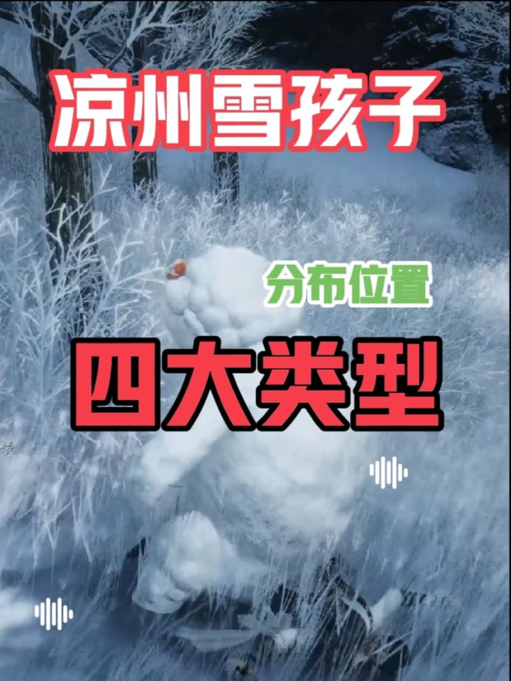 凉州雪孩子分布位置及四大互动类型截图