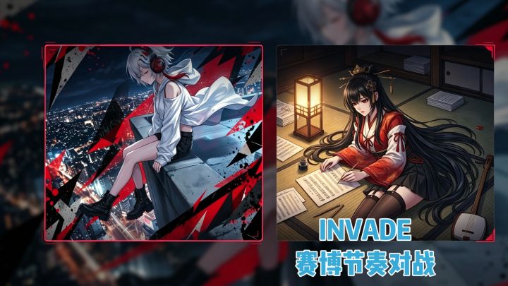 INVADE❗️赛博节奏对战‼️截图
