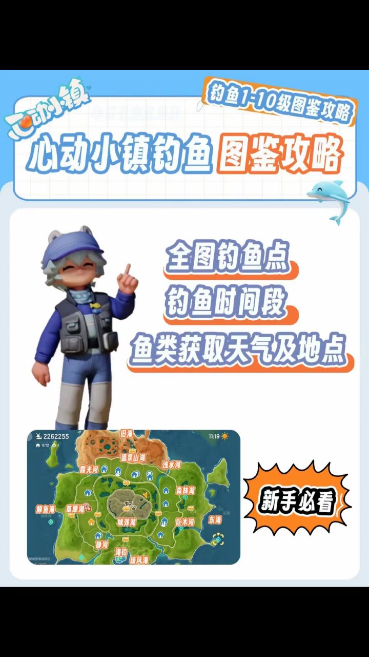 心动小镇钓鱼1-10级图鉴攻略截图