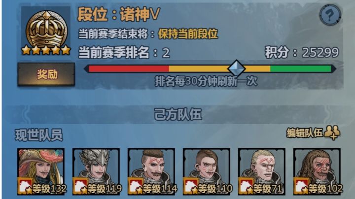 诸神V了，继续努力截图