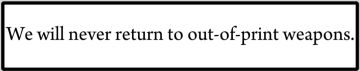《像素射击》我们不会返场绝版武器，but我们会间接返场