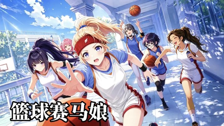 篮球少女飞跃巅峰:篮球版赛马娘,全员美少女截图