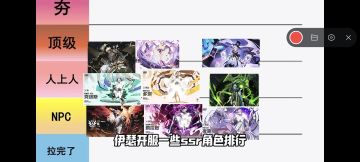 伊瑟角色强度排行，萌新必看