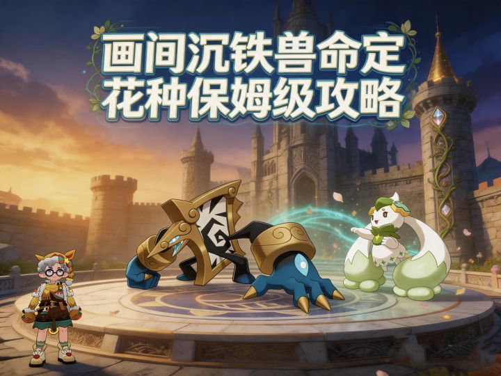 洛克王国世界｜画间沉铁兽命定花种保姆级攻略截图