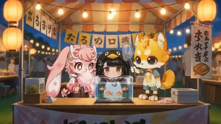 夏日烟花截图
