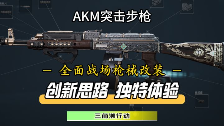 AKM创新改枪思路!大战场玩家直呼内行截图