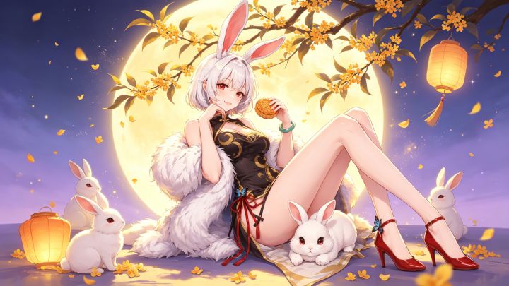 《萌物求生》玉兔祝福,喜迎中秋佳节!截图