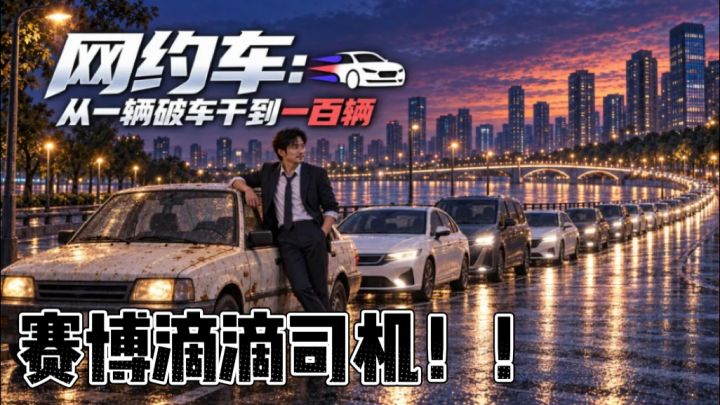 网约车❗️直接化身赛博滴滴司机~截图